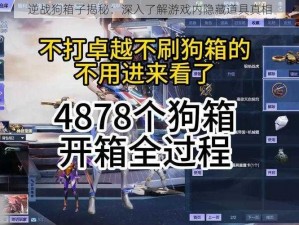 逆战狗箱子揭秘：深入了解游戏内隐藏道具真相