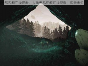 人禽无码视频在线观看、人禽无码视频在线观看：探索未知的世界