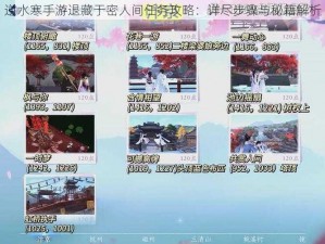 逆水寒手游退藏于密人间任务攻略：详尽步骤与秘籍解析