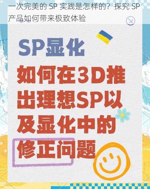 一次完美的 SP 实践是怎样的？探究 SP 产品如何带来极致体验