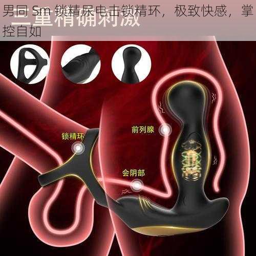 男同 Sm 锁精尿电击锁精环，极致快感，掌控自如