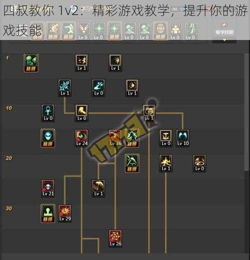 四叔教你 1v2：精彩游戏教学，提升你的游戏技能