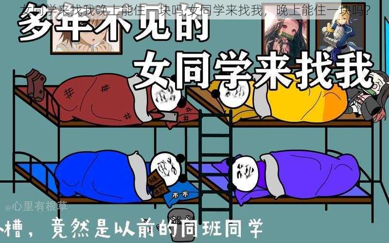 女同学来找我晚上能住一块吗,女同学来找我，晚上能住一块吗？