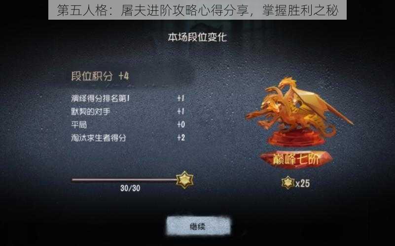 第五人格：屠夫进阶攻略心得分享，掌握胜利之秘