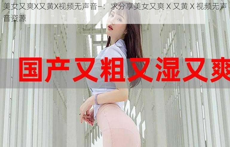 美女又爽X又黄X视频无声音—：求分享美女又爽 X 又黄 X 视频无声音资源