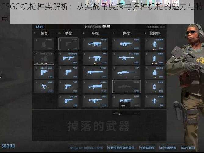 CSGO机枪种类解析：从实战角度探寻多种机枪的魅力与特点