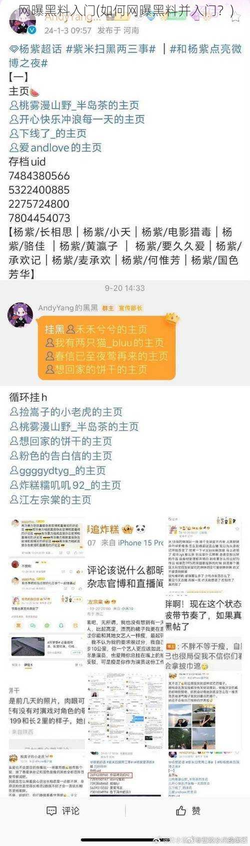 网曝黑料入门(如何网曝黑料并入门？)