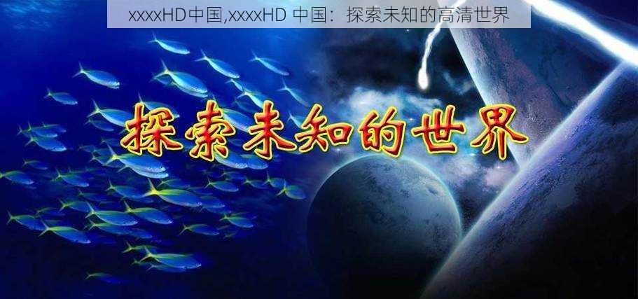 xxxxHD中国,xxxxHD 中国：探索未知的高清世界